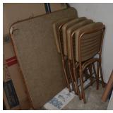 Vintage Card Table & Chairs