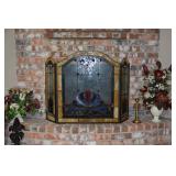 Stained Glass Fire Screen