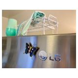 Near new LG counter depth refrigerator/freezer