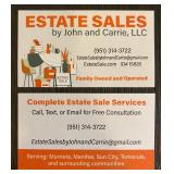 Estate Sales by John and Carrie, LLC