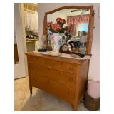 Cute antique dresser with original mirror