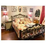 Queen Metal-Frame Bed 