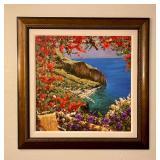 Marko Mavrovich Sailing into Capri Italy Giclee on Canvas 83/240 