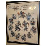 Signed Dallas Cowboy Ring of Honor Poster