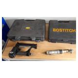 Lot Of Airtools & Kits. Nailguns, Ratchets, Impact, And Accessories. Note Bostich Gun Needs Trigger