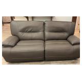 Parker House Faux Leather Electric Reclining Sofa With USB Charging Port