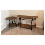 Sofa Table And Round Matching End Table