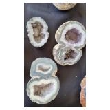 Assorted Geodes, Agate, Snowflake Obsidian, Pyrite, And Other Rocks/Minerals
