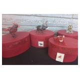 Fitz And Floyd Glass Menagerie Glass Figurines