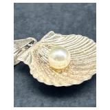 Half Shell with Pearl and other Charms