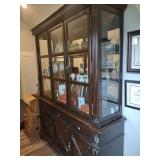 Solid Wood Touch Light Hutch