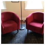 Pair of club chairs 