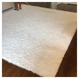 Shag white rug 12’ x 18’