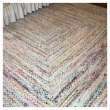 Braided cotton rug 11’ x 15”