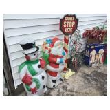 Outside Christmas decor 