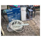 Spiral outside Christmas trees 