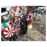 Outside Christmas decor 