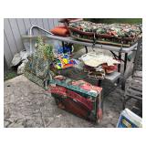 Outside Christmas decor 