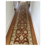 Handmade wool runner