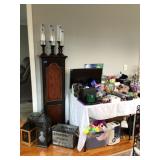 Candle holders, cd cabinet, lanterns