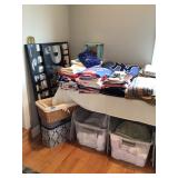 Baskets, table cloths, towels & wall art 