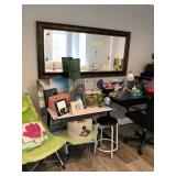 Desk and stool