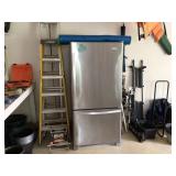 Fridge, ladders 