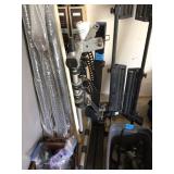 Brand new curtain rods, car bike rack and Thule rack system