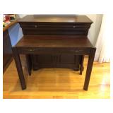 Compact table pulled out  Compact table pulled out