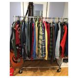 Rack of new clothing  Rack of new clothing