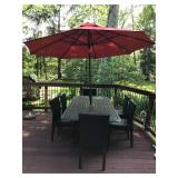 Large metal patio set Large metal patio set