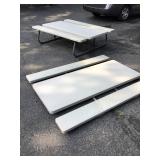 Plastic picnic tables 1 is no good  Plastic picnic tables 1 is no good