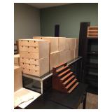 Wooden bins Wooden bins