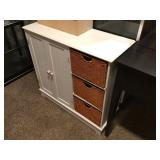 Wood n wicker cabinet  Wood n wicker cabinet