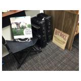 Directors chair, heaters Directors chair, heaters