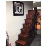 Double sided stair-drawer bin Double sided stair-drawer bin