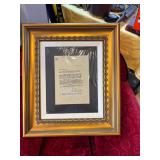 Signed Babe Ruth letter, not authenticated  Signed Babe Ruth letter, not authenticated
