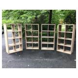 4. Bookshelves 30” x15” x58” h 4. Bookshelves 30” x15” x58” h