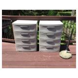 2/ 4 drawer bins 2/ 4 drawer bins