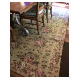 Wool rug, 99” x118”