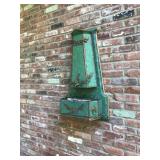 Metal fountain decor