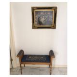Bench/needlepoint