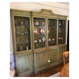 Lg.2pc. Break front. 8’ x 15” x 90” H