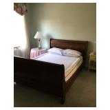 Queen sleigh bed