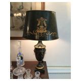 Pr. Tole lamps 26” H