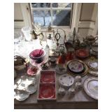 Glassware, porcelains 