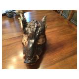 Boars head soup tureen 