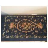 Needle point & cane on bench