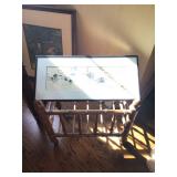 Bamboo magazine rackprimt