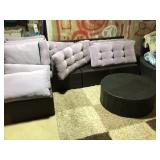 5 pc. Patio set, round table 32” diameter x12” H